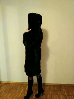 Норковая шуба 100 см