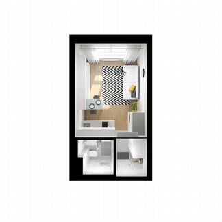 Квартира-студия, 19.7 м², 18/32 эт.