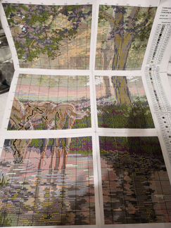 Схема для вышивки с нитками