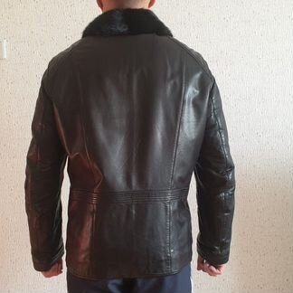 Куртка кожаная зимняя