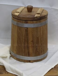 Кадка для соления, 3 литра, массив дуба