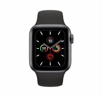 Apple Watch Series 5 44mm (Black Sport Band) RU/A