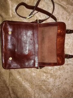 Портфель на ремне, планшет, кожа