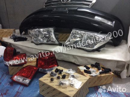 Омыватели фар Land Cruiser 200 07-19 крышки