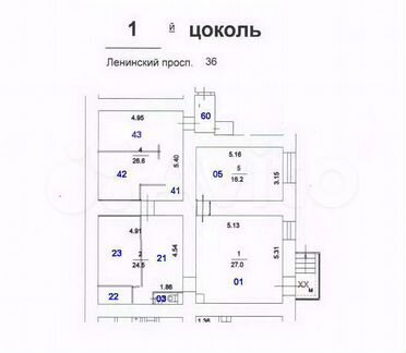 ПСН 97кв.м. Ленинский пр-т д.36