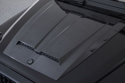 Накладка на капот, карбон (глянцевая)