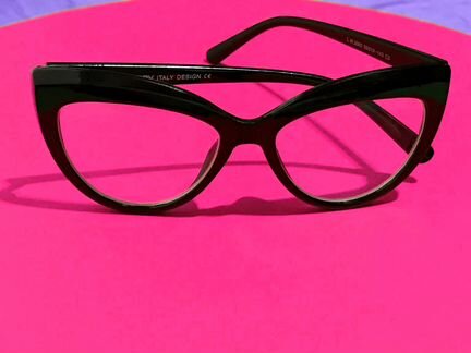 Очки новые форма кошачий глаз V2 прозрачные стекла