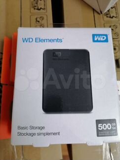Переносной HDD 500GB WD Elements