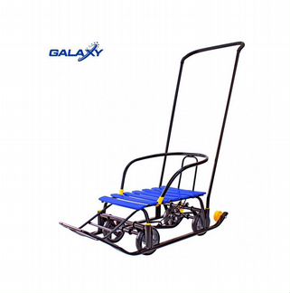 Санки с колесами Снегомобиль