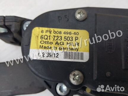 Педаль газа Vw Polo Sedan 5 cfna 2012