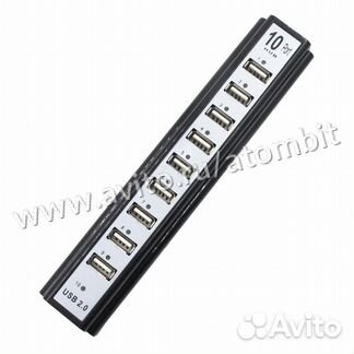USB хаб, концентратор 10 портов