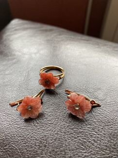 Серьги и кольцо