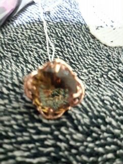 Комплект султанит золото серебро,новый,пломба