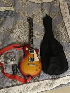 Epiphone Les Paul 100 + fender frontman 10G компле