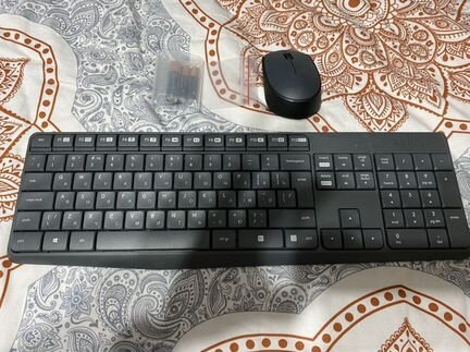 Logitech MK235 Безпроводная клавиатура и мышь