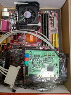 Компьютер в разборе Пентиум 4