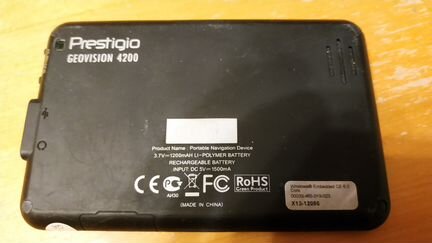 Навигатор Prestigio GeoVision 4200 с MicroSD 8G