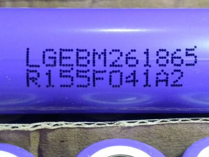 Li-ion аккумулятор 18650 LG 2600mAh 3,6V