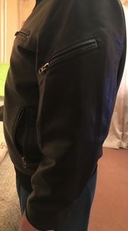 Кожаная куртка, новая. 56 размер