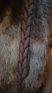 Меховой жилет Pellessimo Paris с капюшоном М