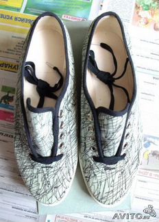 Полуботинки с удобной шнуровкой сверху р.36 Винтаж