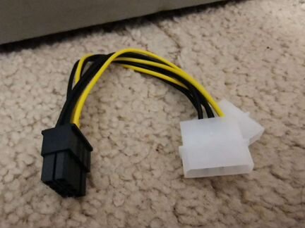 Переходник питания Molex - 8 pin PCI-E