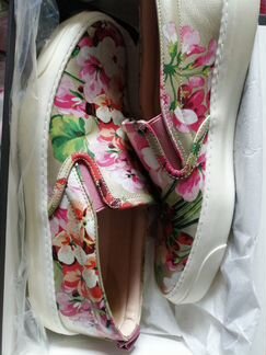 Слипоны gucci. Новые, оригинал. 38 размер