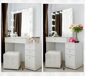 Туалетный столик с зеркалом / макияжный столик
