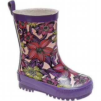 Сапожки резиновые для девочки mursu - лиловый