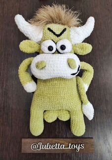 Игрушка Бык Геннадий подарок на новый год