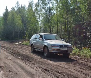 SsangYong Musso 2.9 AT, 2005, битый, 127 000 км
