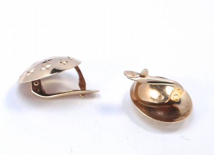 Золотые серьги 585 пробы