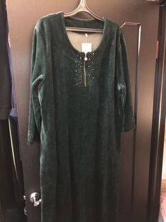 Платье велюровое