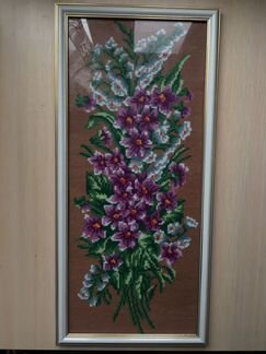 Вышивка крестом. Букет