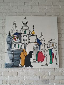 Интерьерная картина. Холст. Акрил