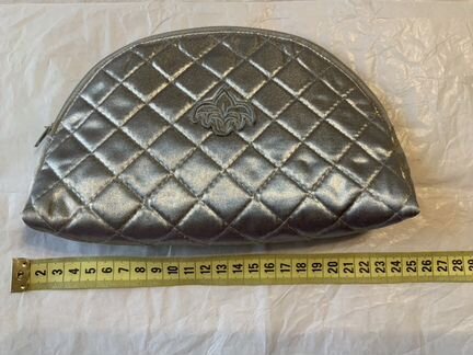 Косметичка металлизированная Argent знак из натура