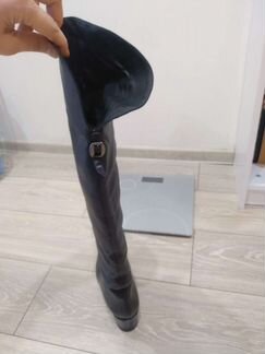 Сапоги зимние кожа и мех