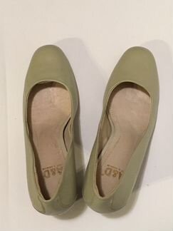 Туфли светло серые, размер 36, кожа натуральная