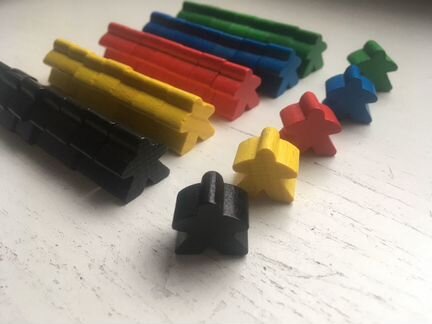 Meeples/Миплы для Каркассона/Carcassonne