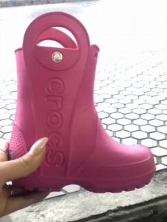 Сапоги резиновые crocs c8