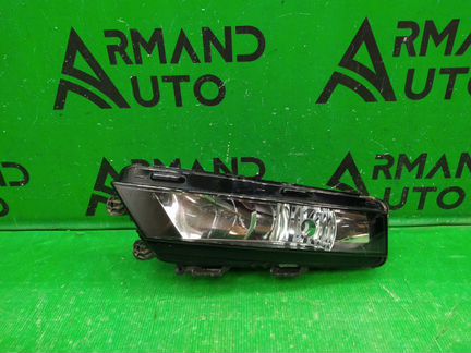 Птф левый Skoda Rapid рестайлинг 2017