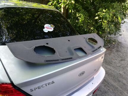 Задняя полка kia spectra