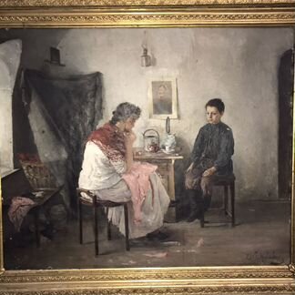 Антикварная картина. Живопись