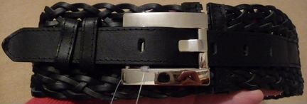 Толстый, плетенный ремень. Новый