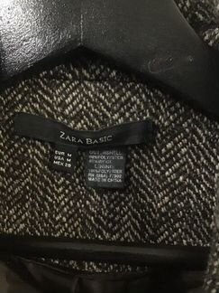 Пальто zara женское m