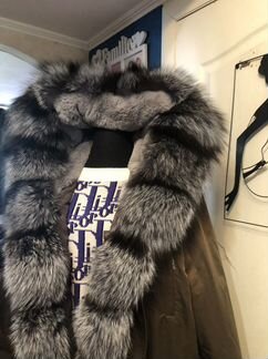 Парка с мехом лисы Fox 56/58