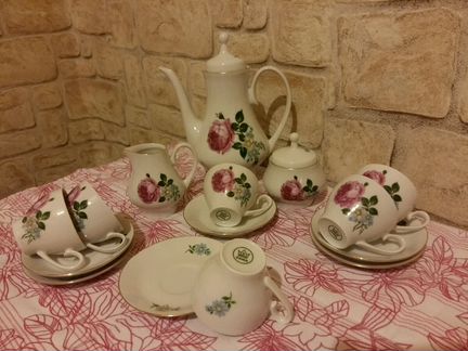 Kahla кофейный сервиз винтаж