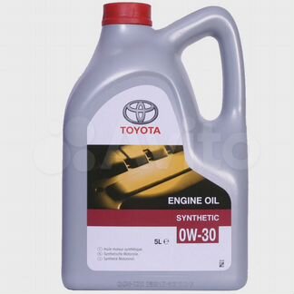 Моторное масло toyota SAE 0W-30 5 л