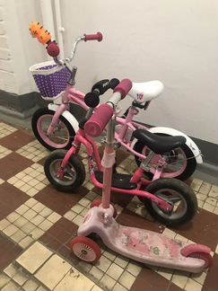 Велосипед, беговел, самокат