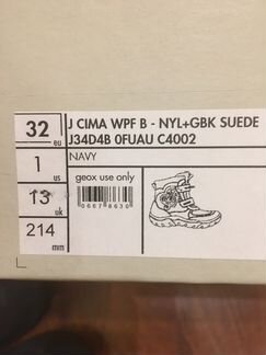 Ботинки Geox для девочки на холодную осень/еврозим